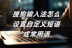 搜狗输入法自定义短语设置，提升打字速度